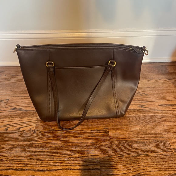 Brown Coach Tote - Picture 2 of 10